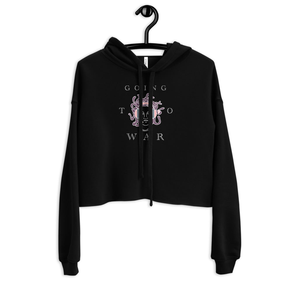 Going to War | Crop Hoodie | Feminist Gamer Threads and Thistles Inventory
