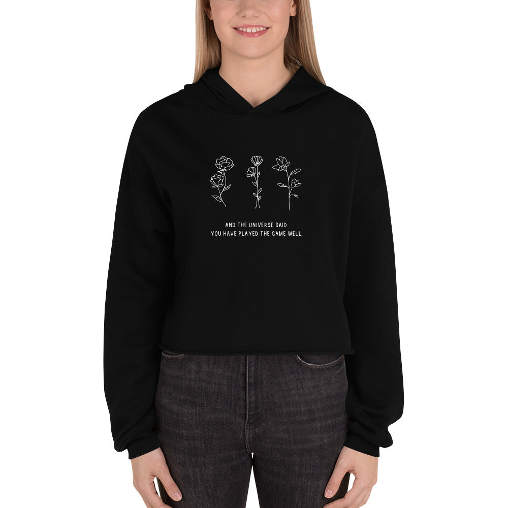 You Played the Game Well | Crop Hoodie | Minecraft Threads and Thistles Inventory