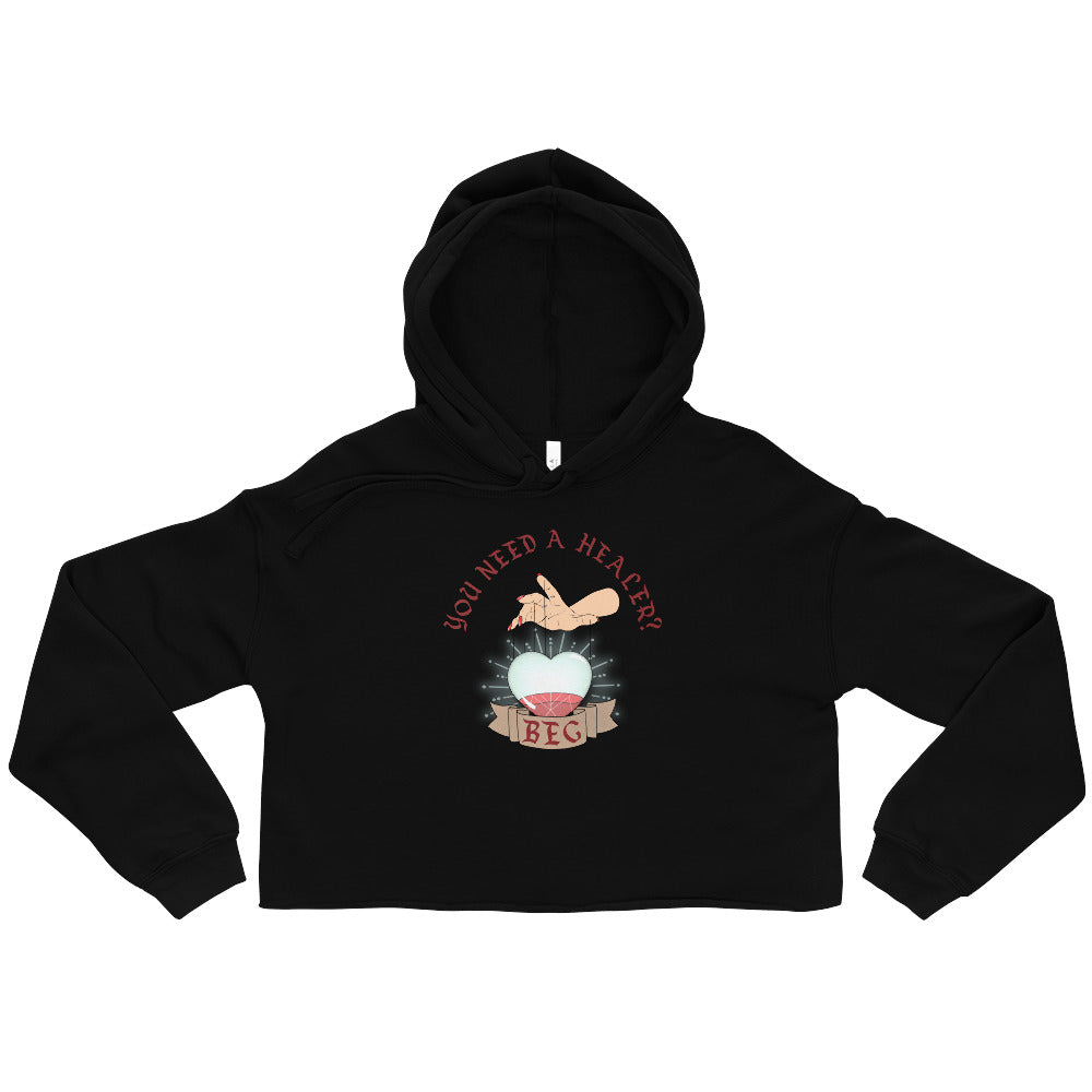 Beg | Crop Hoodie | FPS/TPS Threads and Thistles Inventory Black S