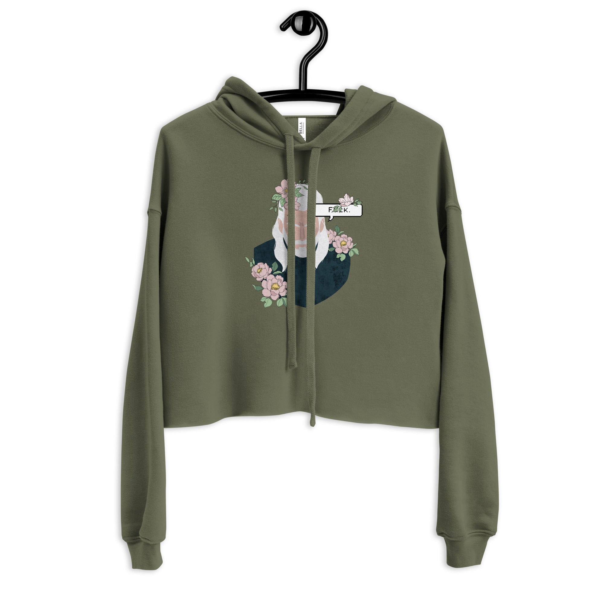 Floral Witcher | Crop Hoodie | The Witcher Threads and Thistles Inventory