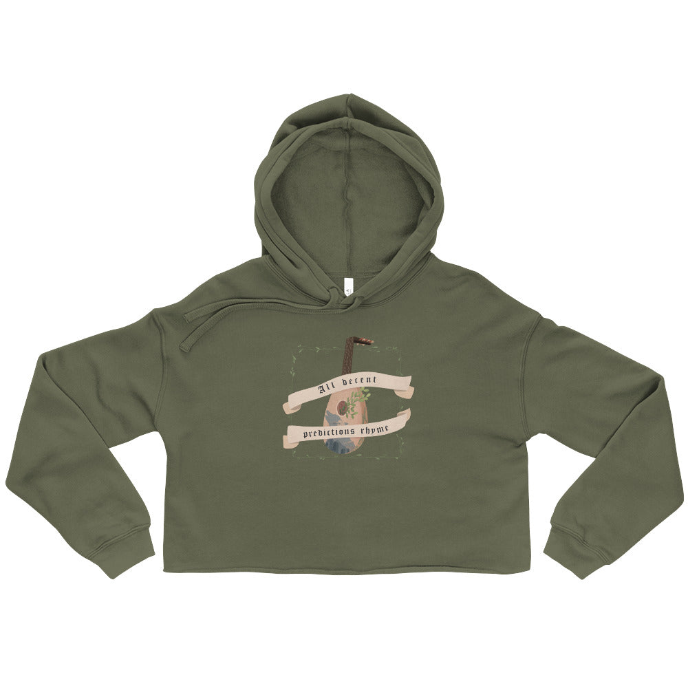 Predictions Rhyme | Crop Hoodie | The Witcher Threads and Thistles Inventory S