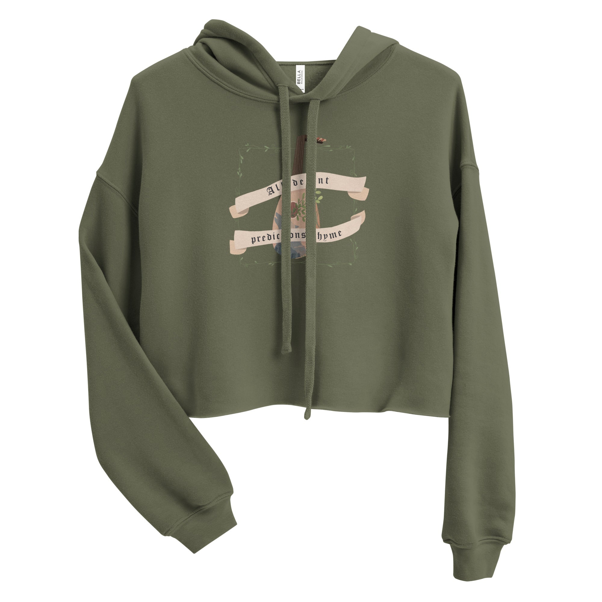 Predictions Rhyme | Crop Hoodie | The Witcher Threads and Thistles Inventory
