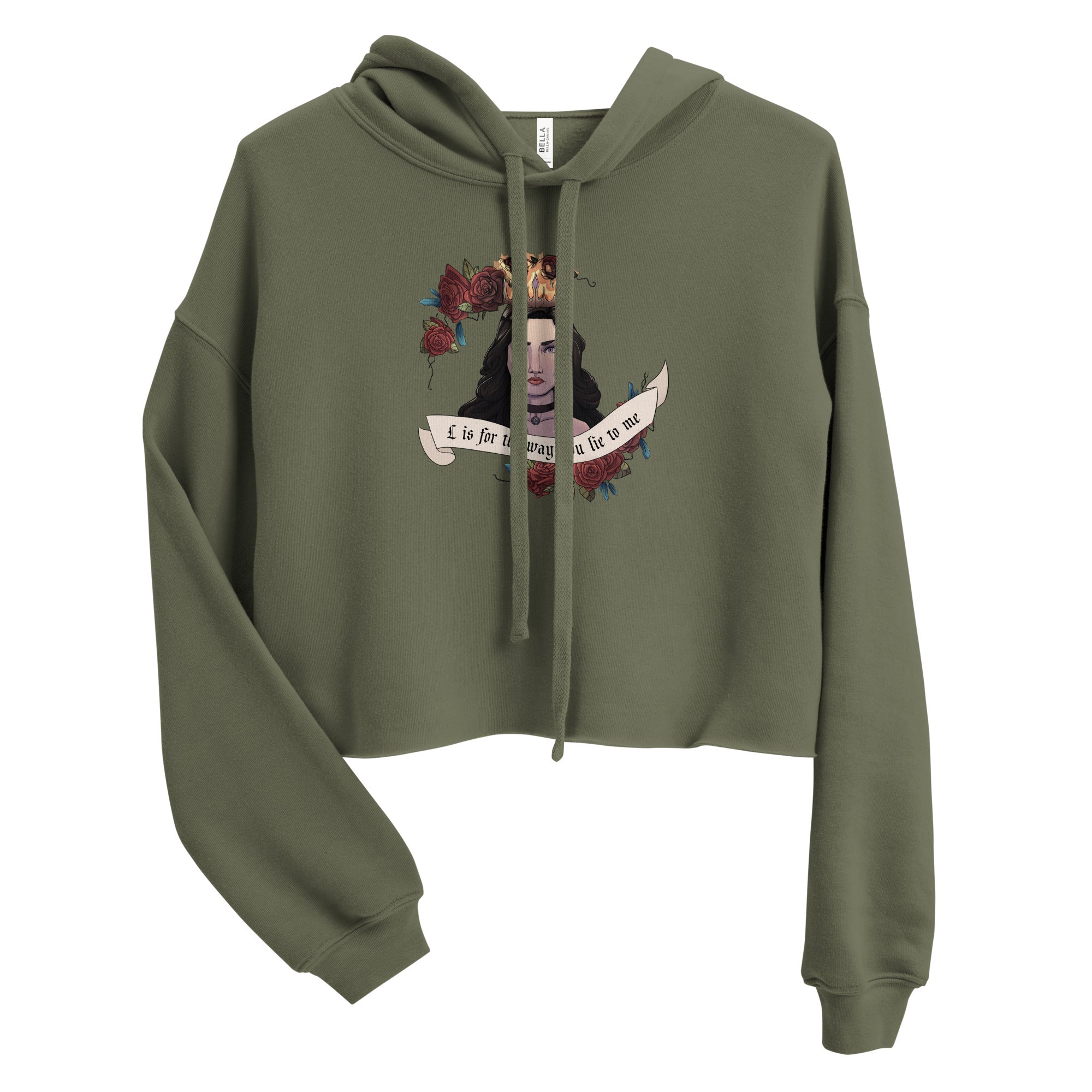 Lie to Me | Crop Hoodie | The Witcher Threads and Thistles Inventory 