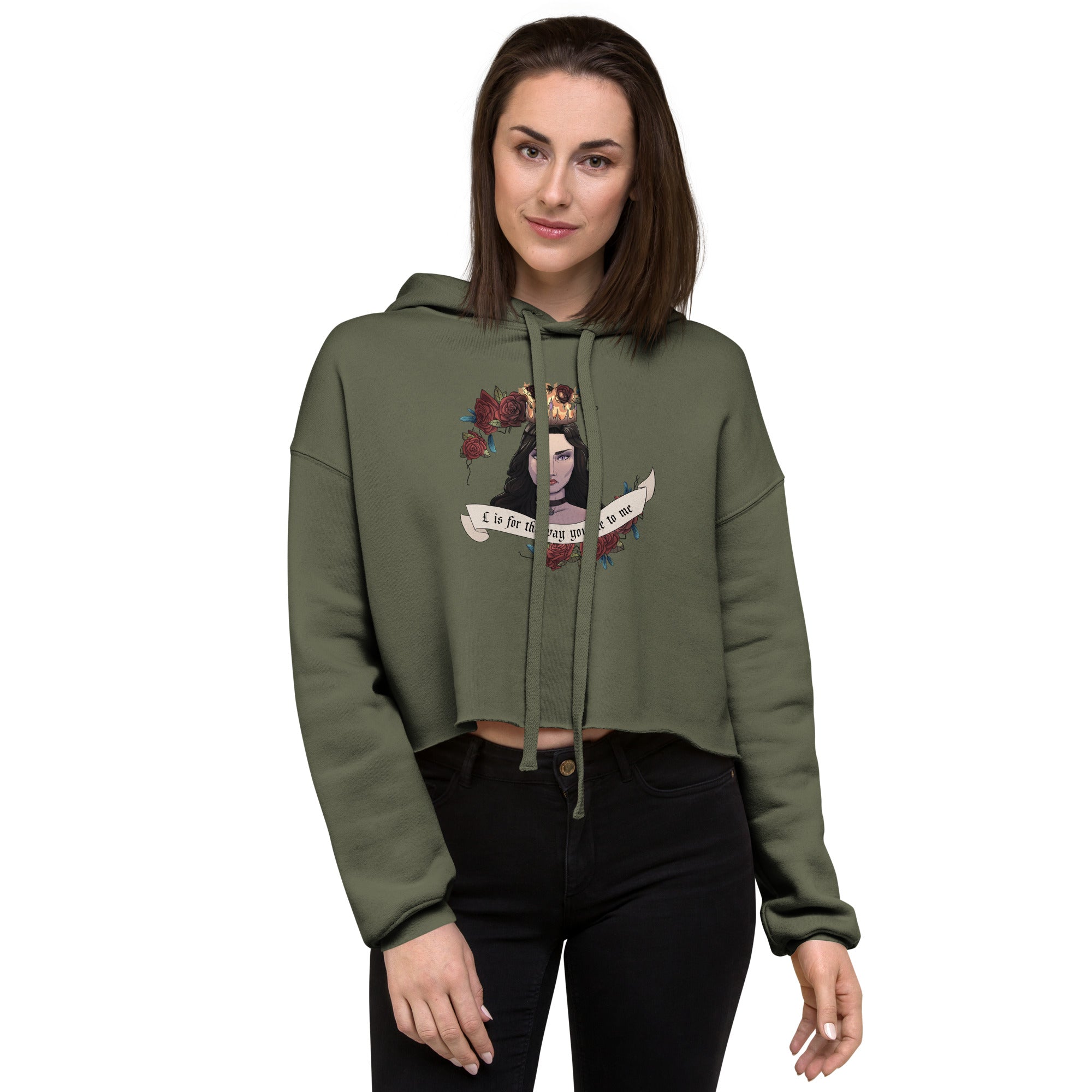 Lie to Me | Crop Hoodie | The Witcher Threads and Thistles Inventory