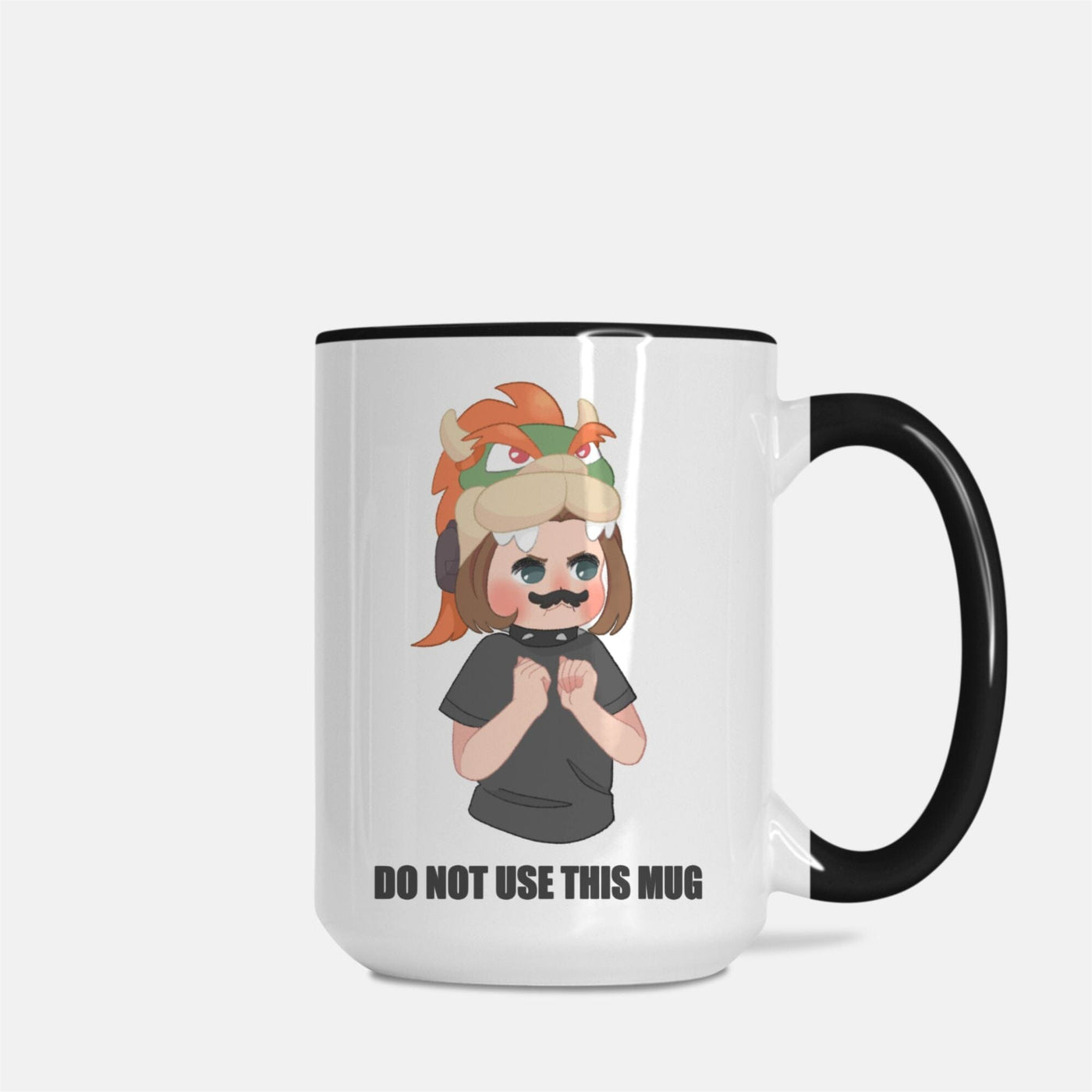 Pouting Bowser Mug | Deluxe 15oz. | TTI Stream Mugs Threads & Thistles Inventory 