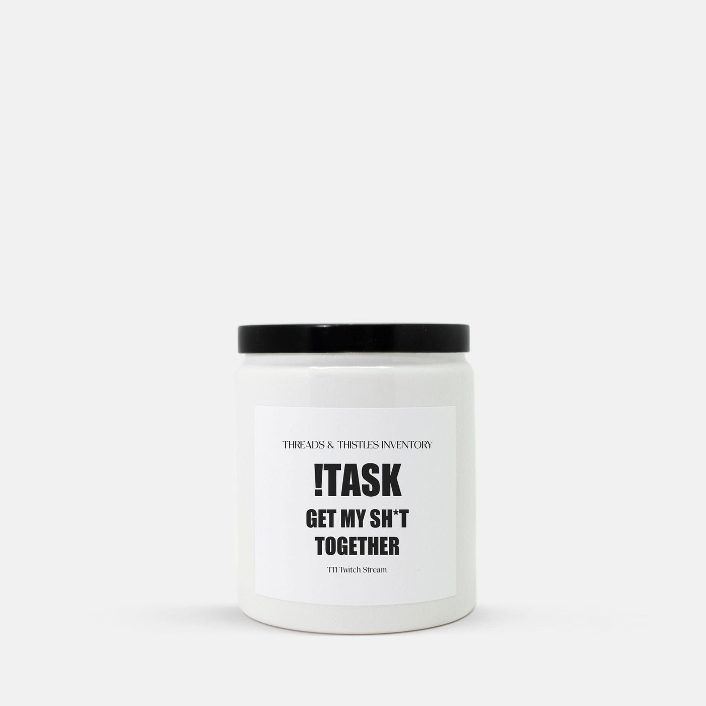 !Task | Candle Ceramic 8oz | TTI Stream Candles Threads & Thistles Inventory 