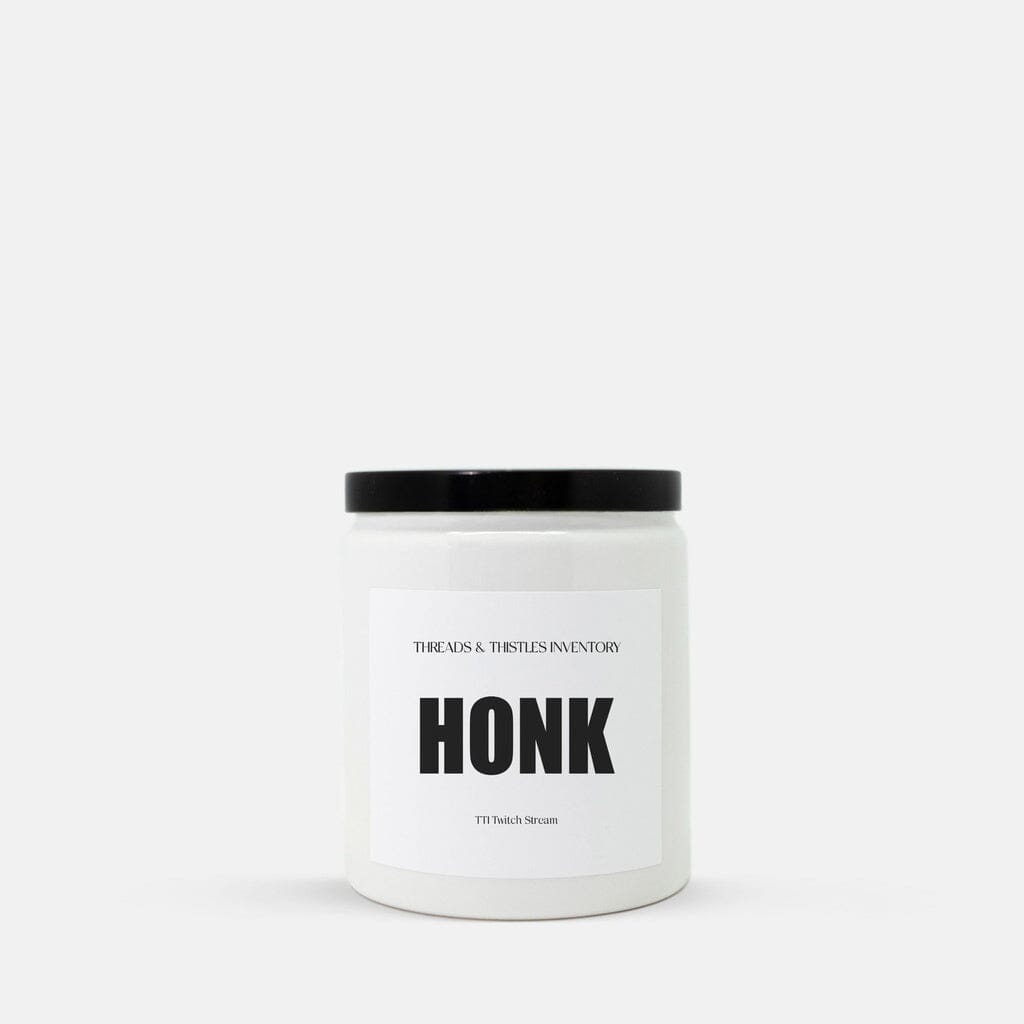 HONK | Candle Ceramic 8oz | TTI Stream Candles Threads & Thistles Inventory 