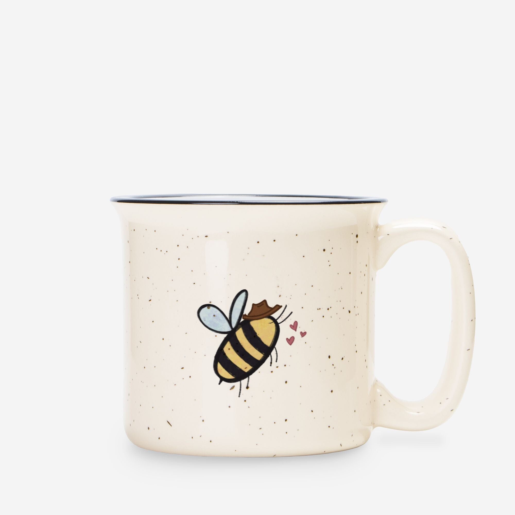 Beehaw! | Speckled Camp Mug 13oz | Community Designs Mugs Threads & Thistles Inventory 