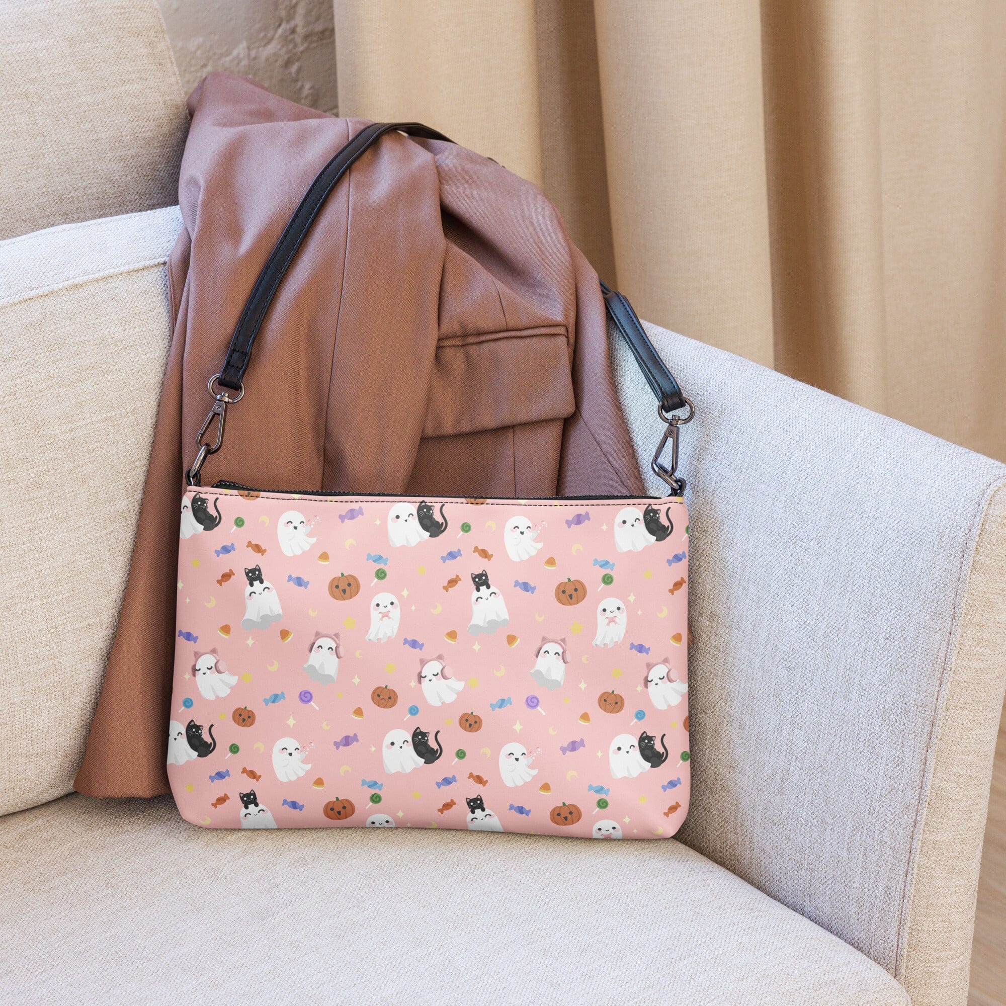 Gamer Ghosts | Crossbody bag | Fall Halloween Threads & Thistles Inventory 