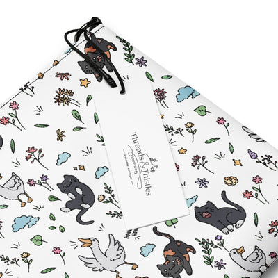 Goose & Kitties| Crossbody bag | TTI Stream Threads & Thistles Inventory 