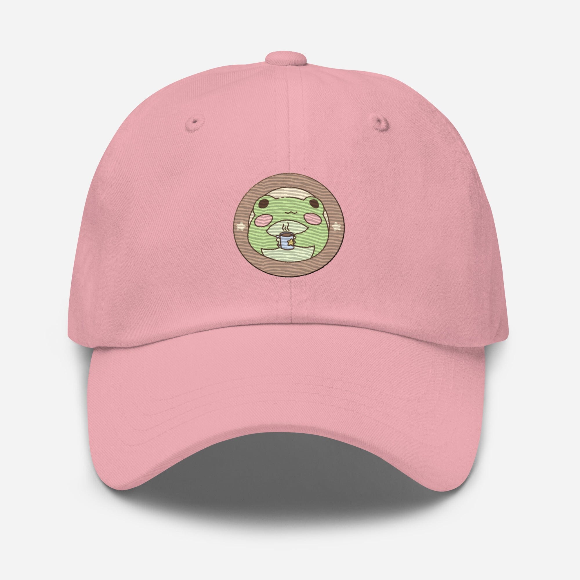 Harold's cafe | Embroidered Dad hat | TTI Stream Threads & Thistles Inventory Pink 