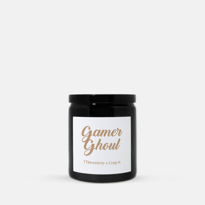 Gamer Ghoul | 8oz Ceramic Candle | Fall Cozy Gamer Candles Threads & Thistles Inventory 