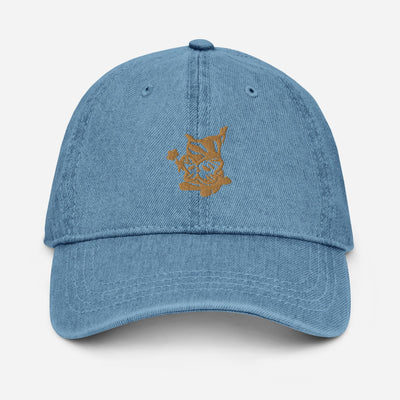 Golden Flower Korok | Denim Hat | The Legend of Zelda Threads & Thistles Inventory Blue 