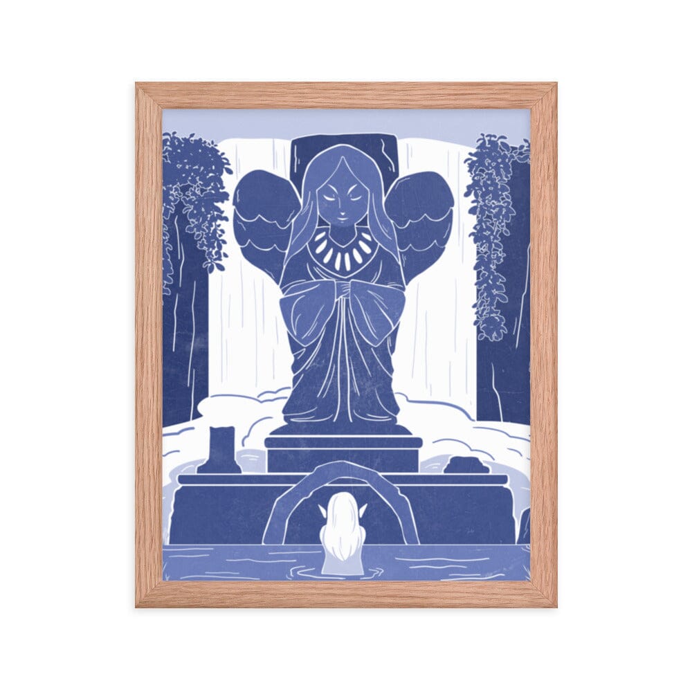 Goddess Hylia Statue | Framed poster | The Legend of Zelda Threads & Thistles Inventory 