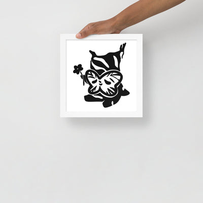 Flower Korok | Framed poster | The Legend of Zelda Threads & Thistles Inventory White 10″×10″ 