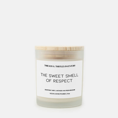 The Sweet Smell of Respect 11oz Candle Feminist Gamer Candles Threads & Thistles Inventory 