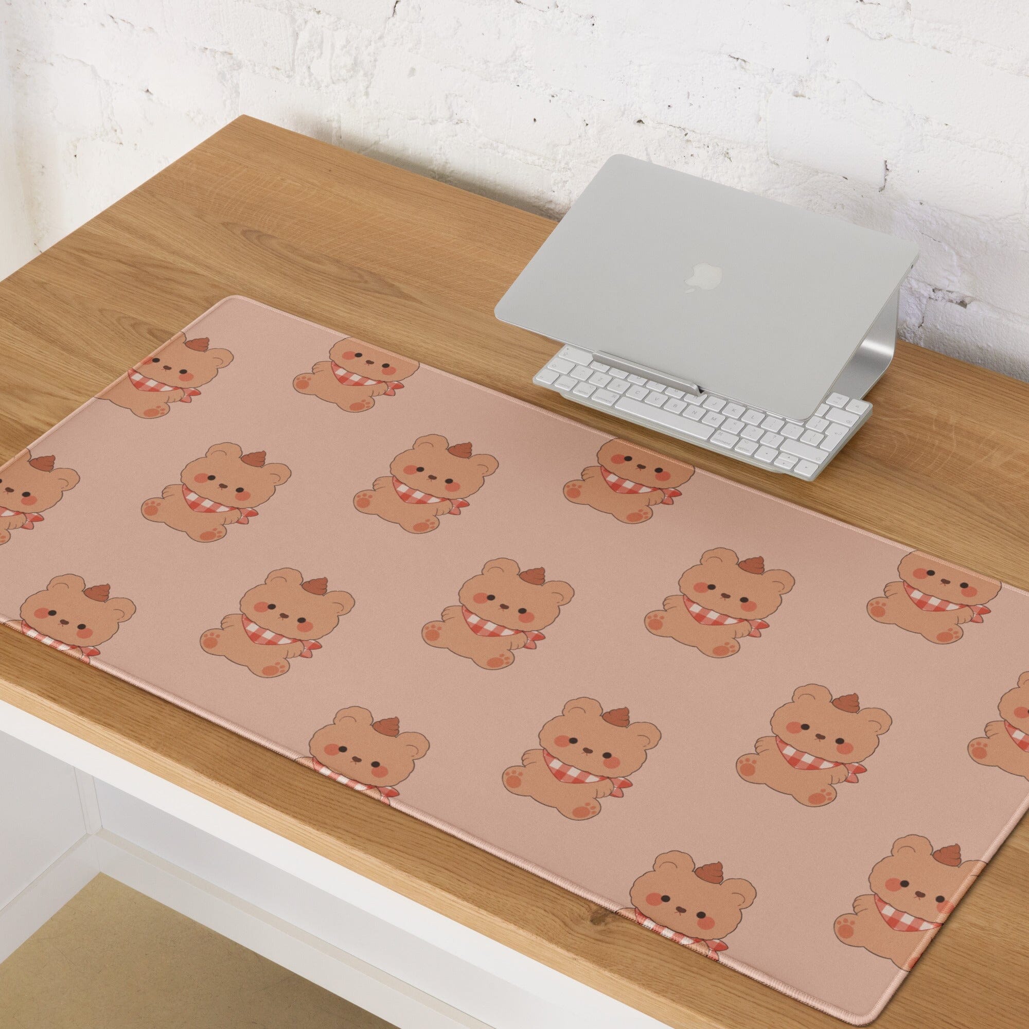 Overstimulated Bear | Gaming mouse pad | Cozy Games & Hobbies Threads & Thistles Inventory 