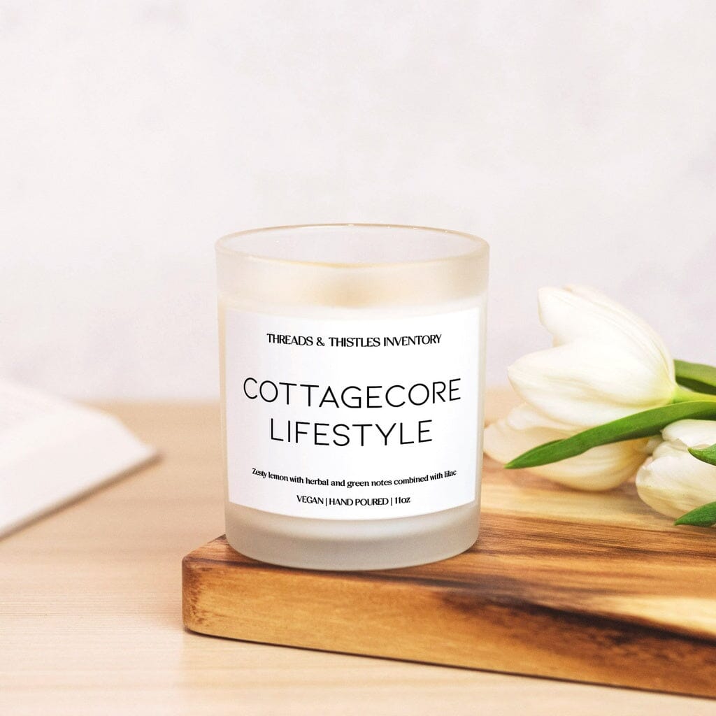 Cottagecore Lifestyle | 11oz Candle Candles Threads & Thistles Inventory 
