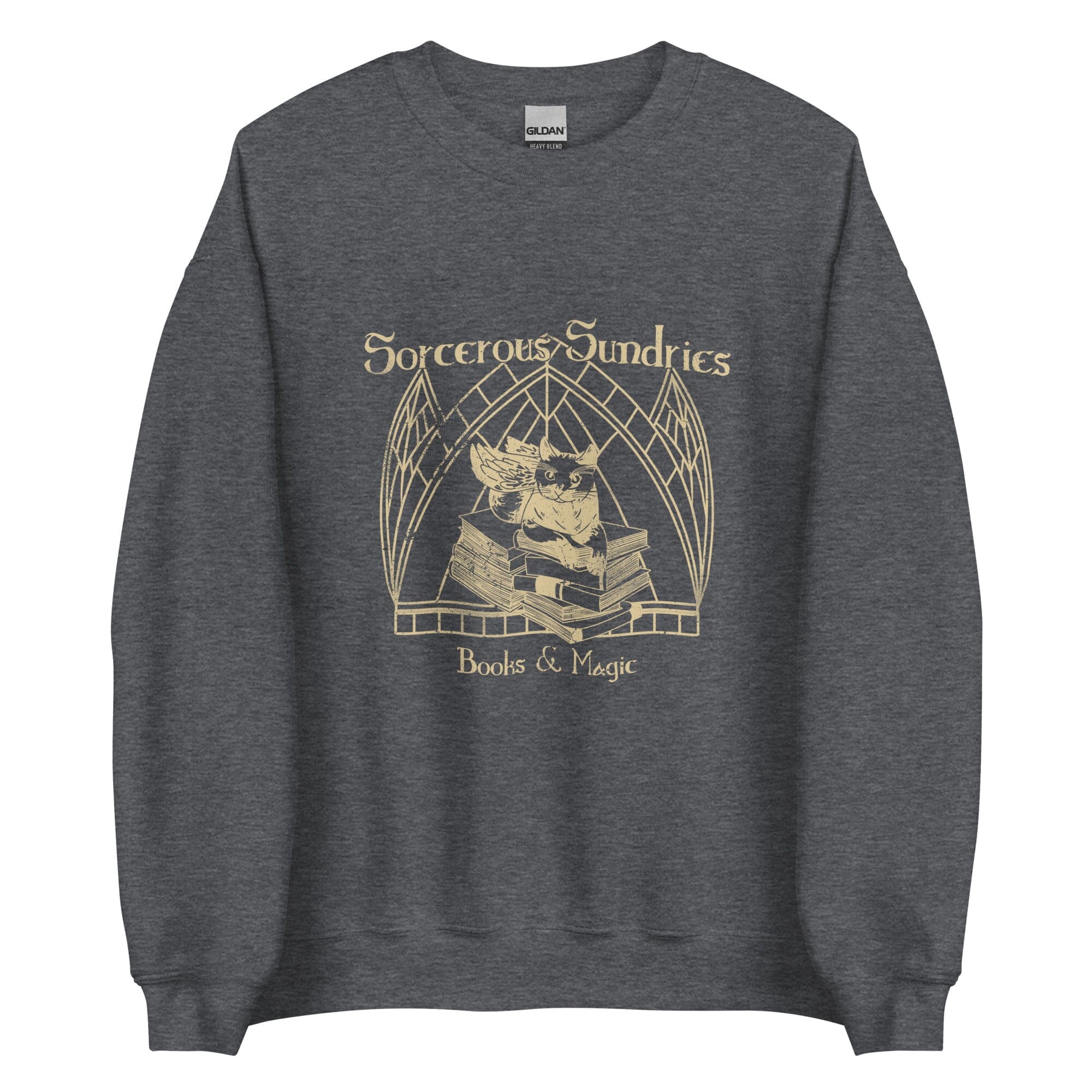 Sorcerous Sundries | Unisex Sweatshirt | Baldur's Gate Threads & Thistles Inventory Dark Heather S 