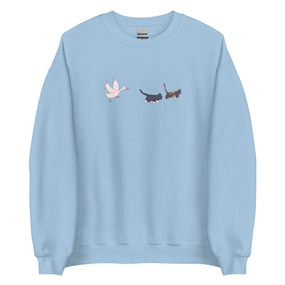 Goose Chase | Unisex Sweatshirt | TTI Stream Threads & Thistles Inventory Light Blue S 