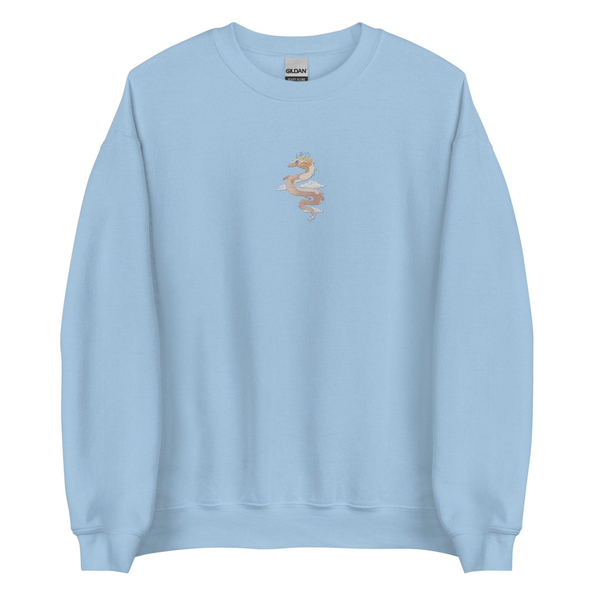 Light Dragon | Unisex Sweatshirt | Zelda Titty Tea Threads & Thistles Inventory Light Blue S 
