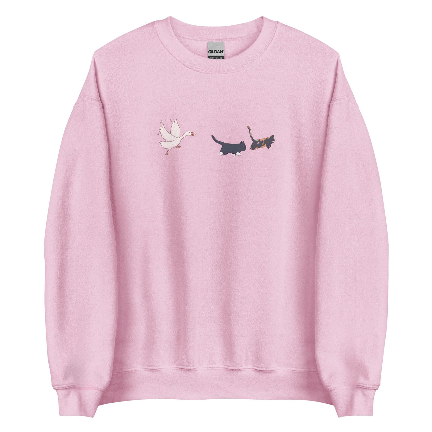 Goose Chase | Unisex Sweatshirt | TTI Stream Threads & Thistles Inventory Light Pink S 