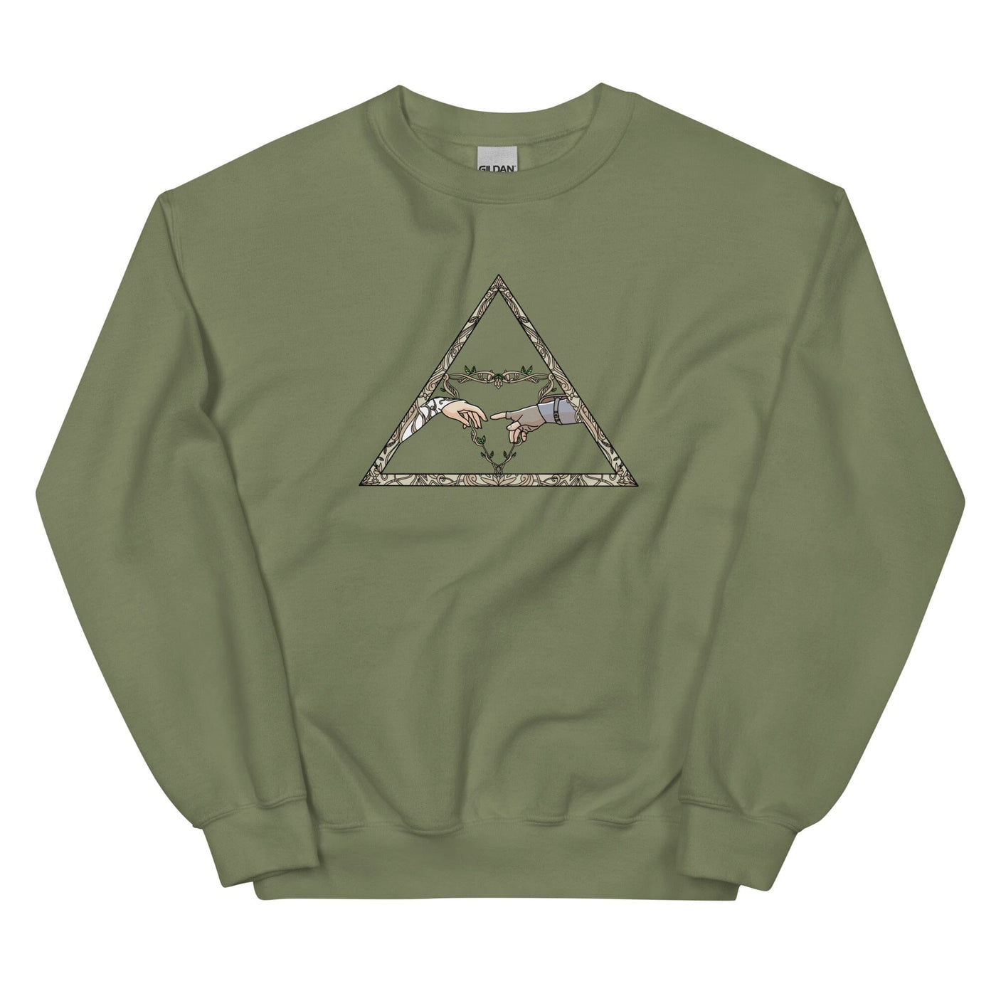 The Creation | Unisex Sweatshirt | The Legend of Zelda Sweatshirts Threads and Thistles Inventory Military Green S 