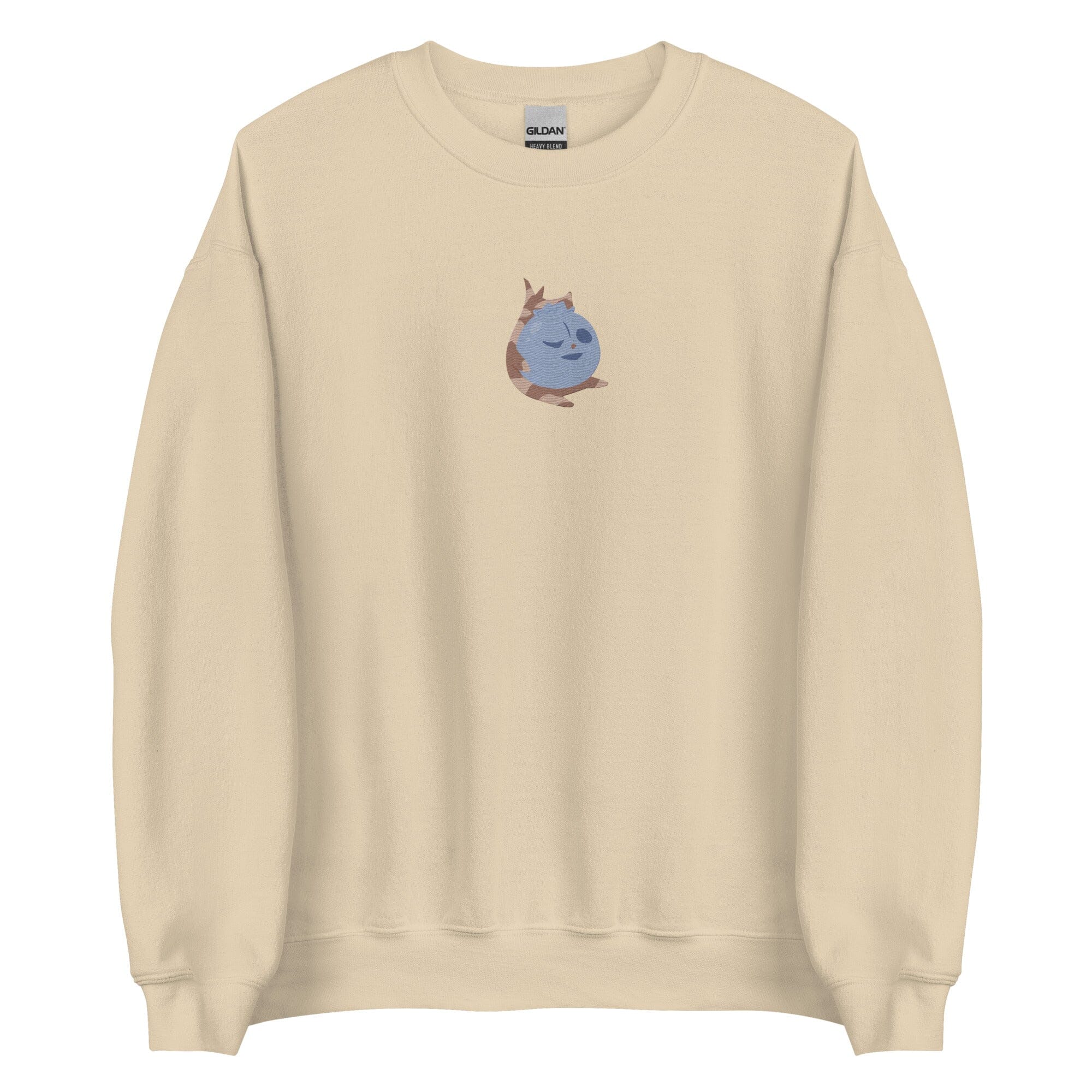 Blueberry Korok | Embroidered Unisex Sweatshirt | Titty Tea Zelda Threads & Thistles Inventory Sand S 