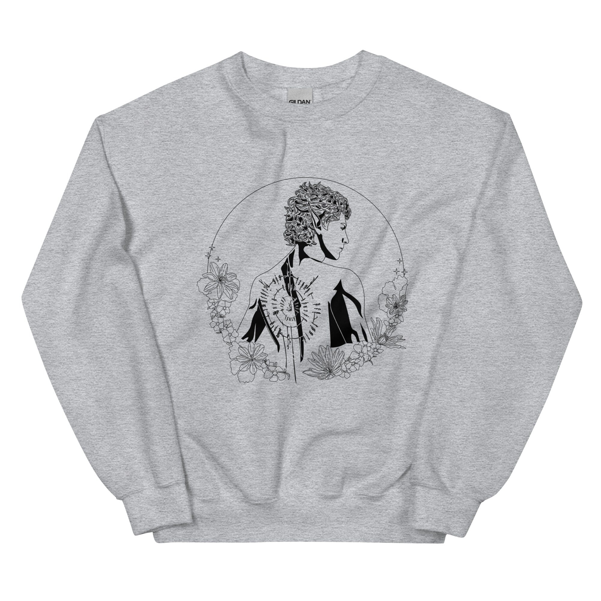 Astarion | Unisex Sweatshirt | Baldur's Gate Threads & Thistles Inventory Sport Grey S 