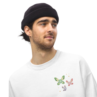 Navi Fairies | Embroidered Unisex Sweatshirt | The legend of Zelda Threads & Thistles Inventory 