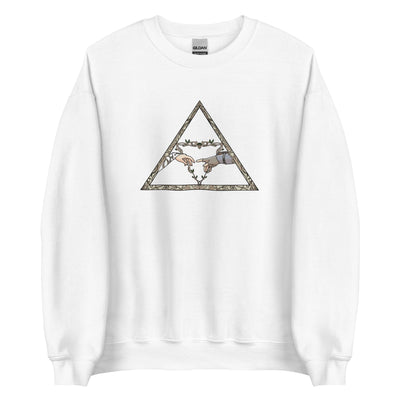 The Creation | Unisex Sweatshirt | The Legend of Zelda Sweatshirts Threads and Thistles Inventory White S 