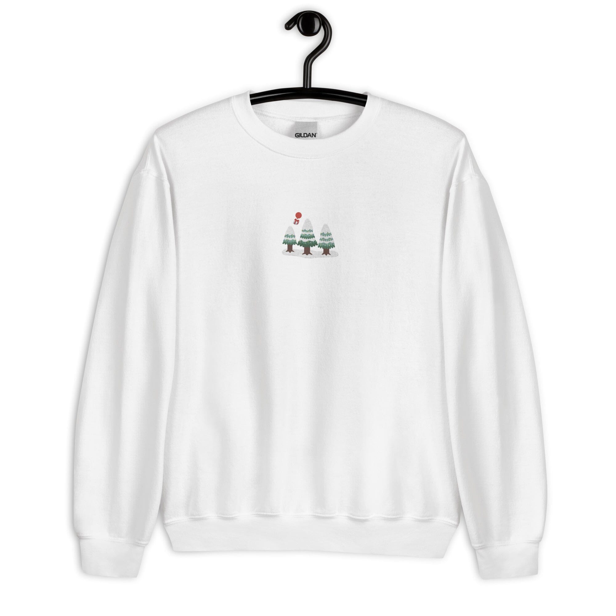 Cozy Animal Crossing Christmas | Embroidered Unisex Sweatshirt | Animal Crossing Threads & Thistles Inventory 