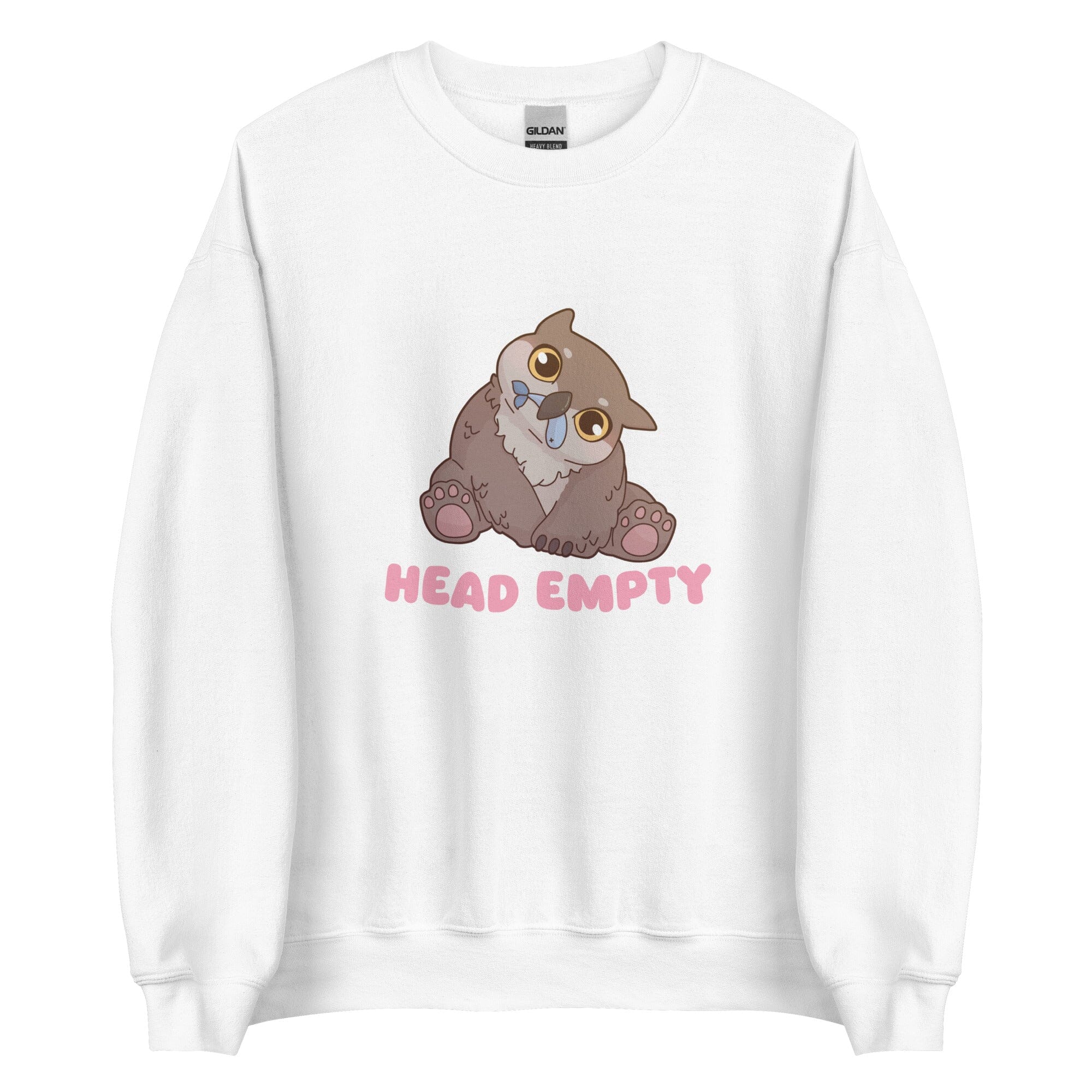 Heaad Empty | Unisex Sweatshirt | Baldur's Gate Threads & Thistles Inventory White S 