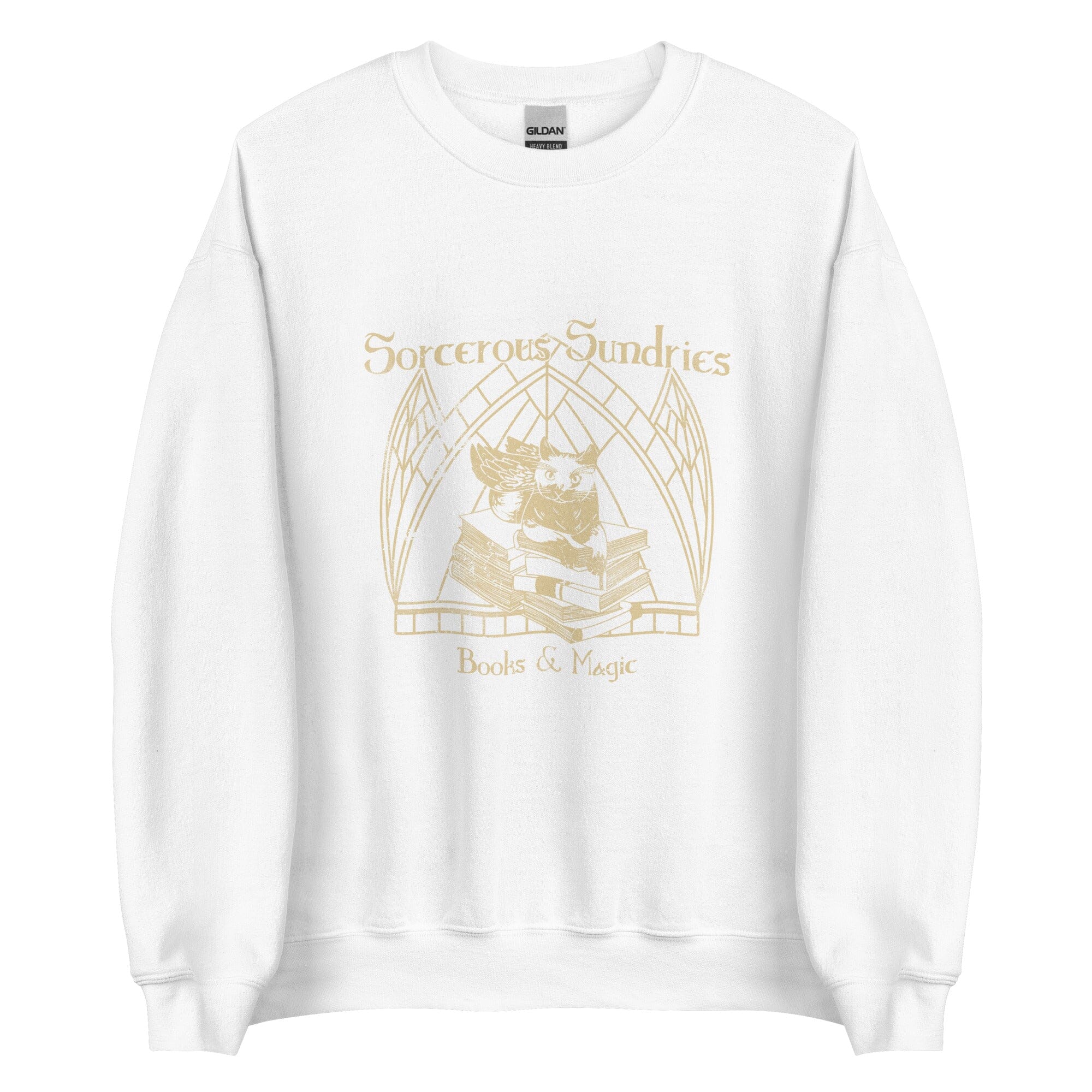 Sorcerous Sundries | Unisex Sweatshirt | Baldur's Gate Threads & Thistles Inventory White S 