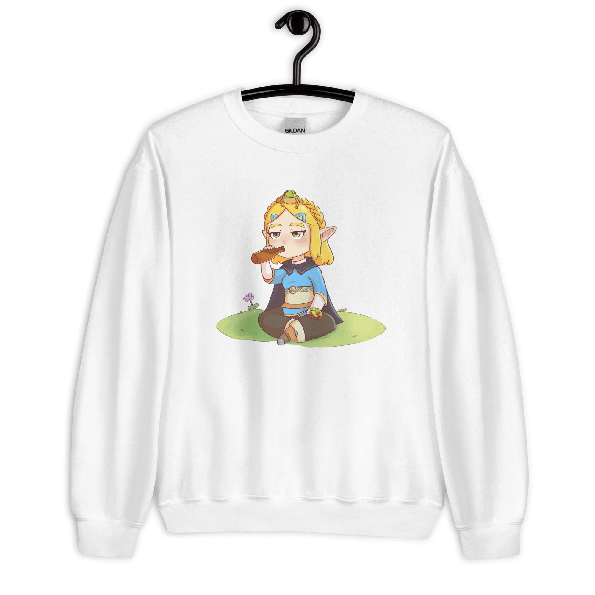 Zelda Frogs | Unisex Sweatshirt | Titty Tea Zelda Threads & Thistles Inventory 