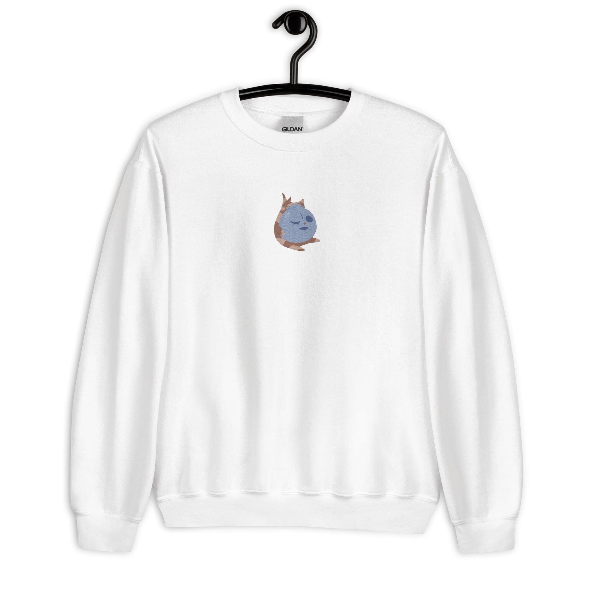 Blueberry Korok | Embroidered Unisex Sweatshirt | Titty Tea Zelda Threads & Thistles Inventory 
