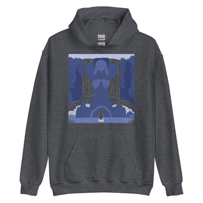 Goddess Statue | Unisex Hoodie | The Legend of Zelda Threads & Thistles Inventory Dark Heather S 