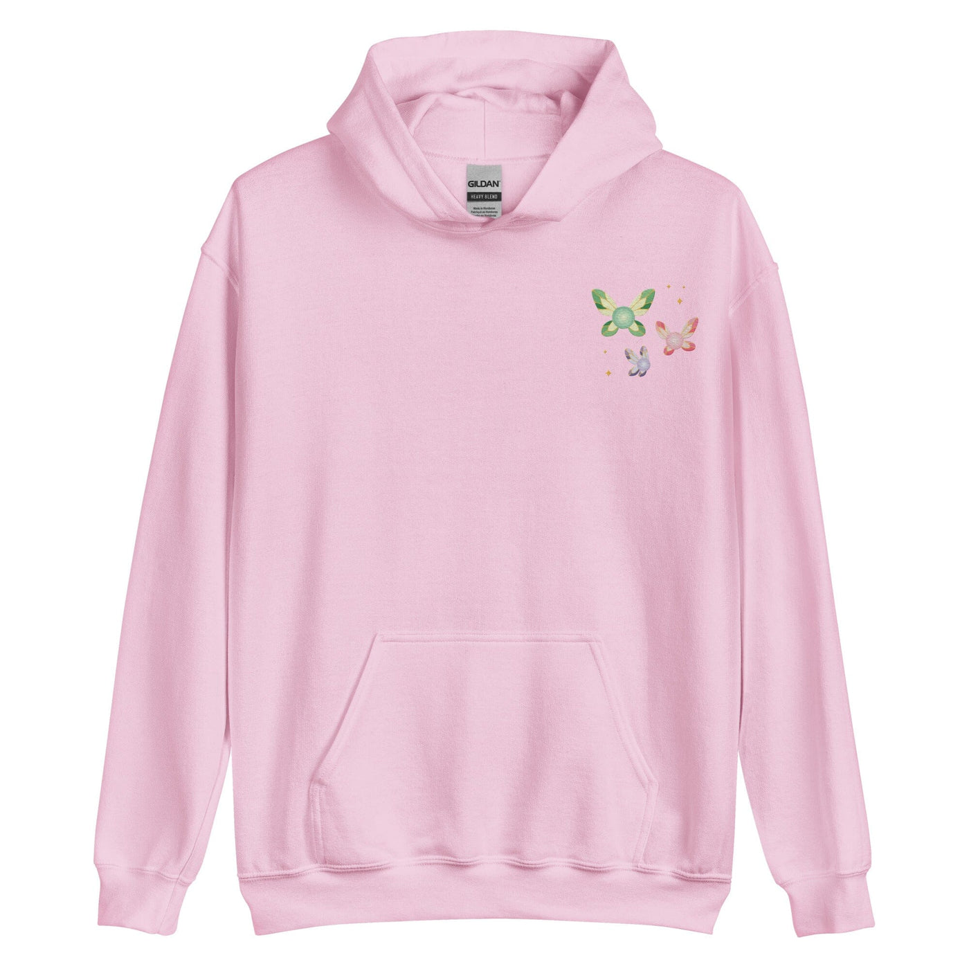 Navi Fairies | Embroidered Unisex Hoodie | The Legend of Zelda Threads & Thistles Inventory Light Pink S 