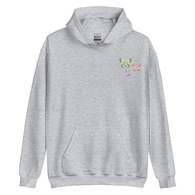Navi Fairies | Embroidered Unisex Hoodie | The Legend of Zelda Threads & Thistles Inventory Sport Grey S 