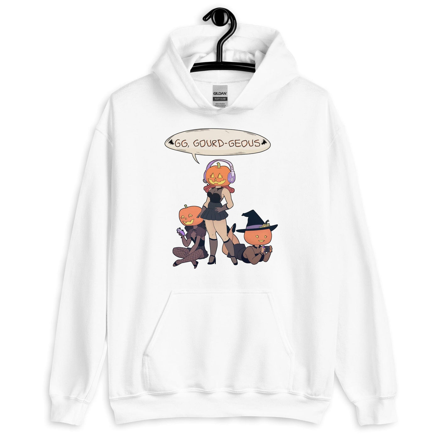 GG, Gourd-geous | Unisex Hoodie | Fall Halloween Threads & Thistles Inventory 