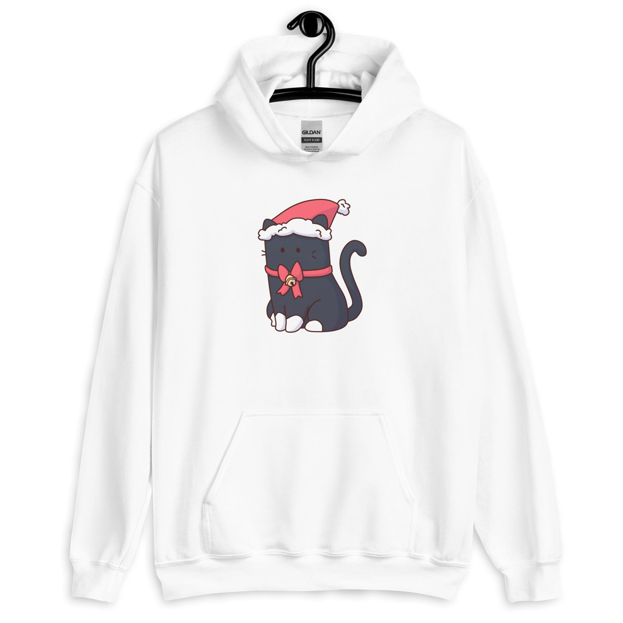 Christmas Tuxedo Kitty | Unisex Hoodie | TTI Stream Christmas Threads & Thistles Inventory 