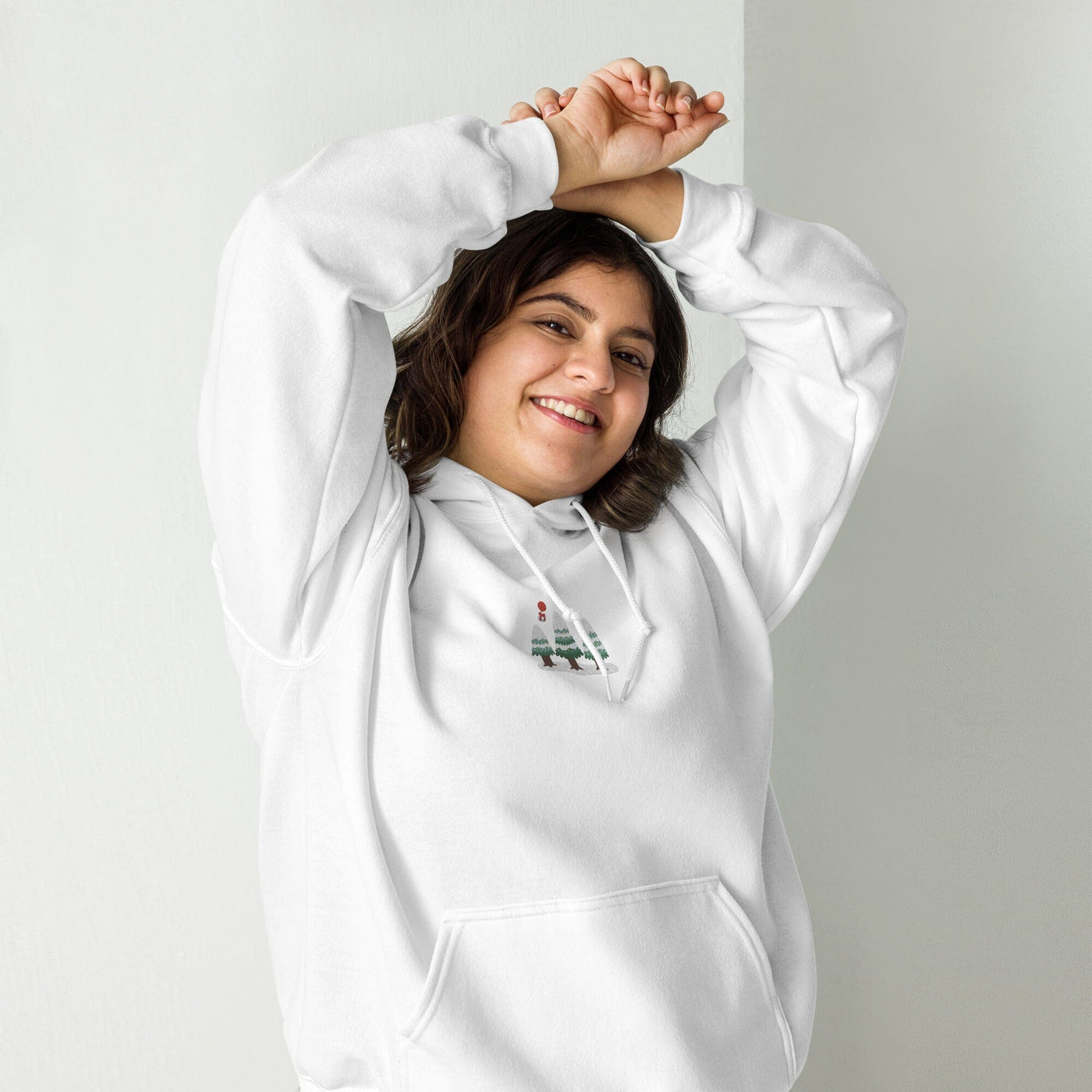 Cozy Animal Crossing Christmas | Embroidered Unisex Hoodie | Animal Crossing Threads & Thistles Inventory 