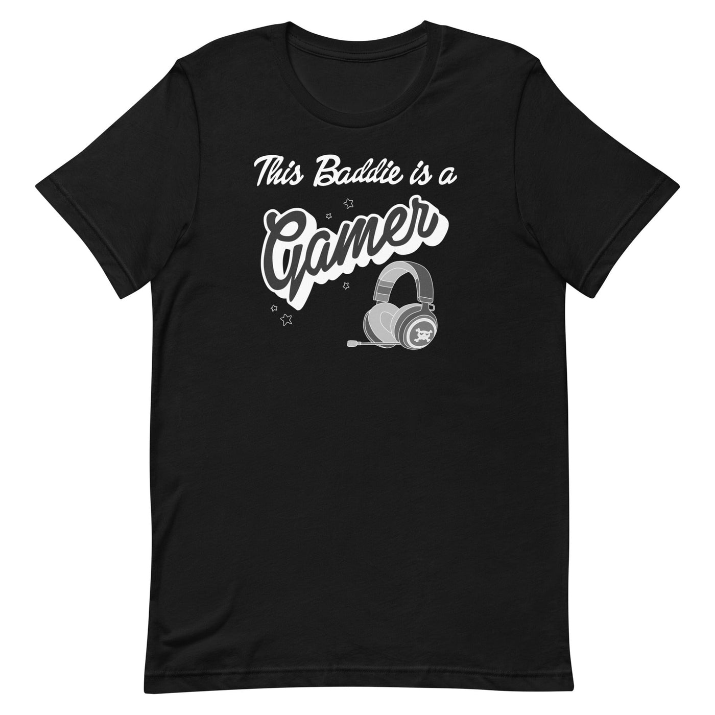 This Baddie is a Gamer | Unisex t-shirt | Feminist Gamer Threads & Thistles Inventory Black (Punk) XS 