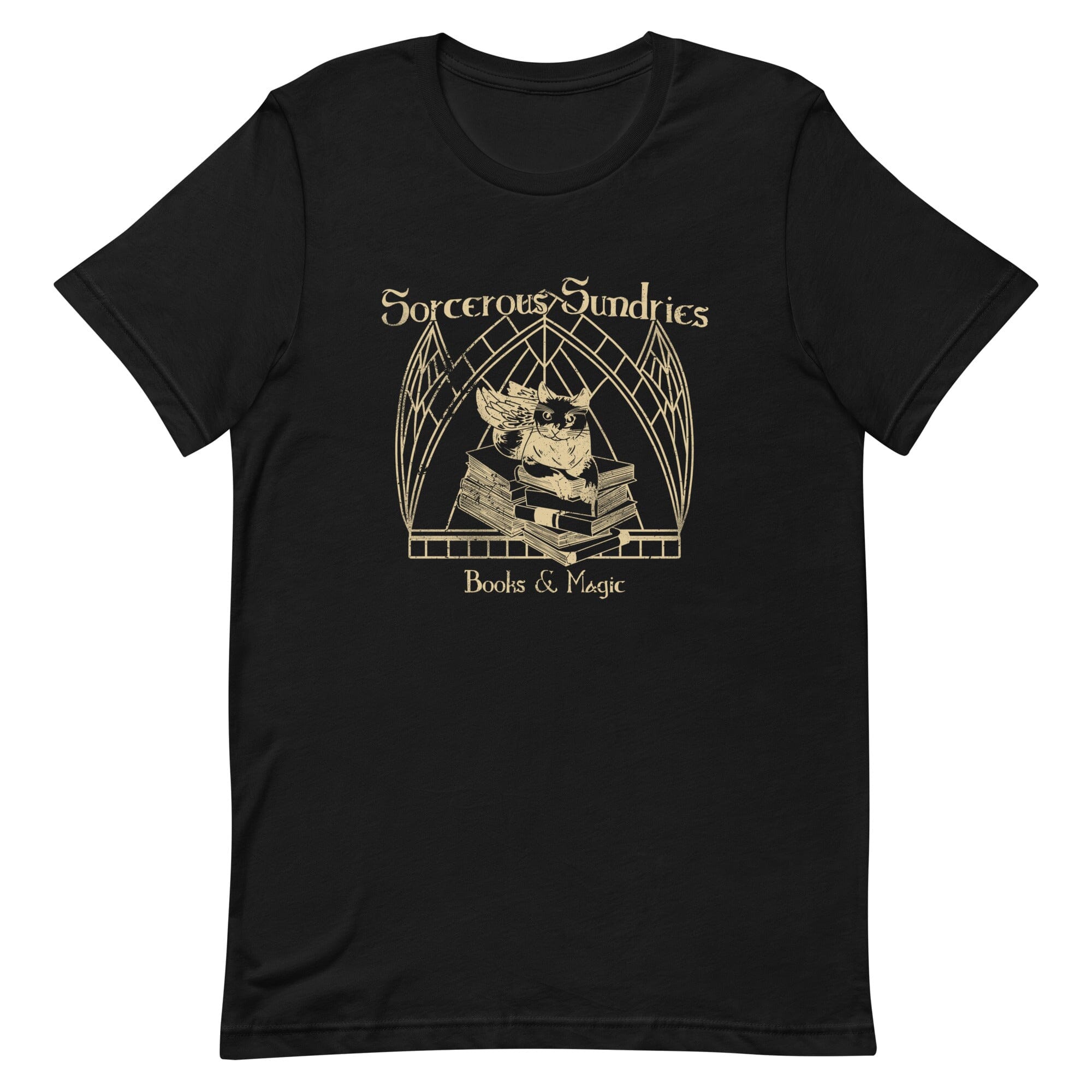 Sorcerous Sundries | Unisex t-shirt | Baldur's Gate Threads & Thistles Inventory Black XS 