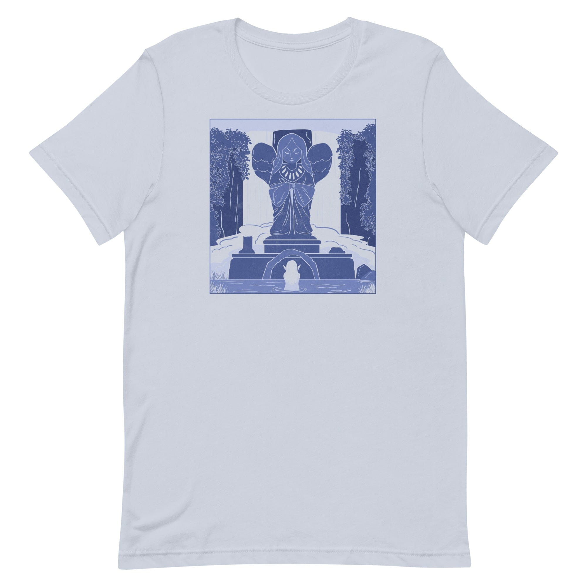 Goddess Statue | Unisex t-shirt | The Legend of Zelda Threads & Thistles Inventory Light Blue XS 