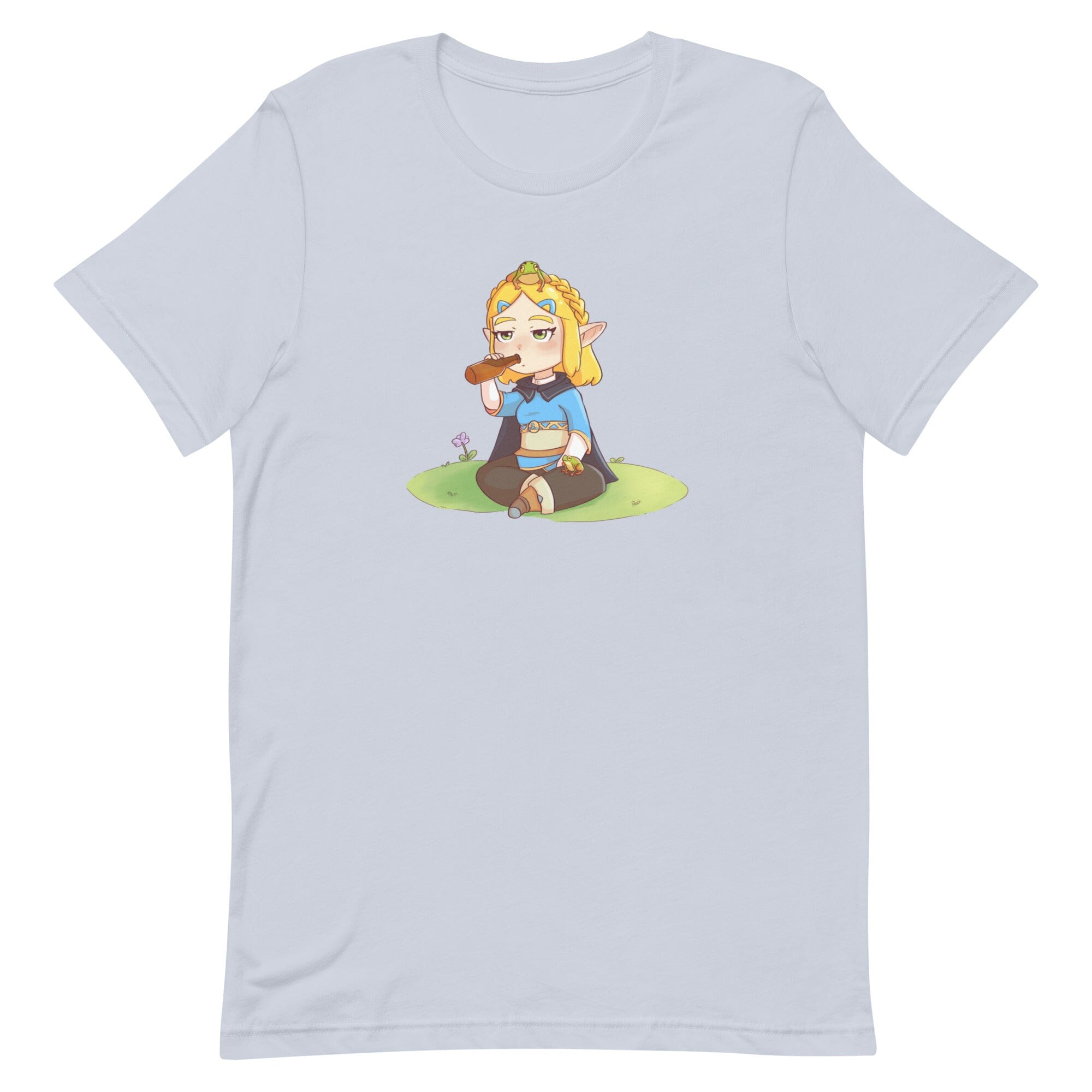 Zelda Frogs | Unisex t-shirt | Titty Tea Zelda Threads & Thistles Inventory Light Blue XS 