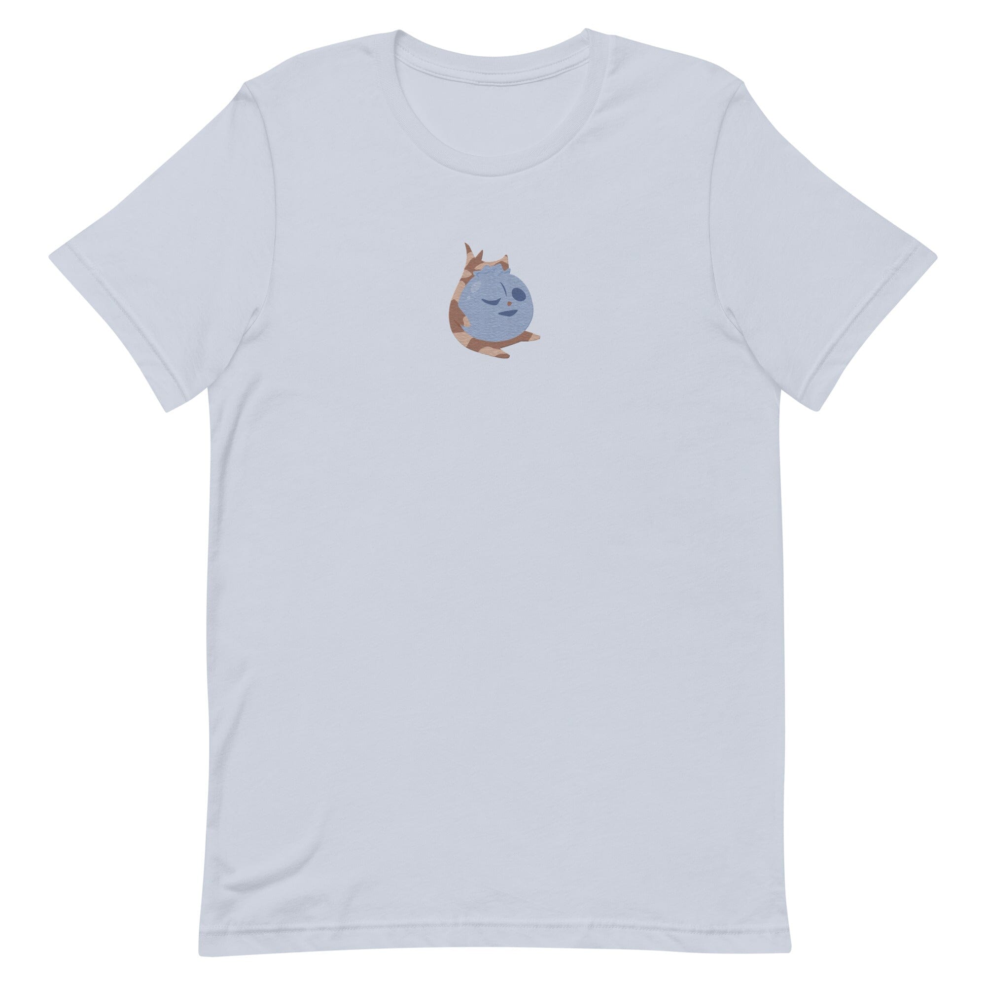 Blueberry Korok | Embroidered Unisex t-shirt | Titty Tea Zelda Threads & Thistles Inventory Light Blue XS 