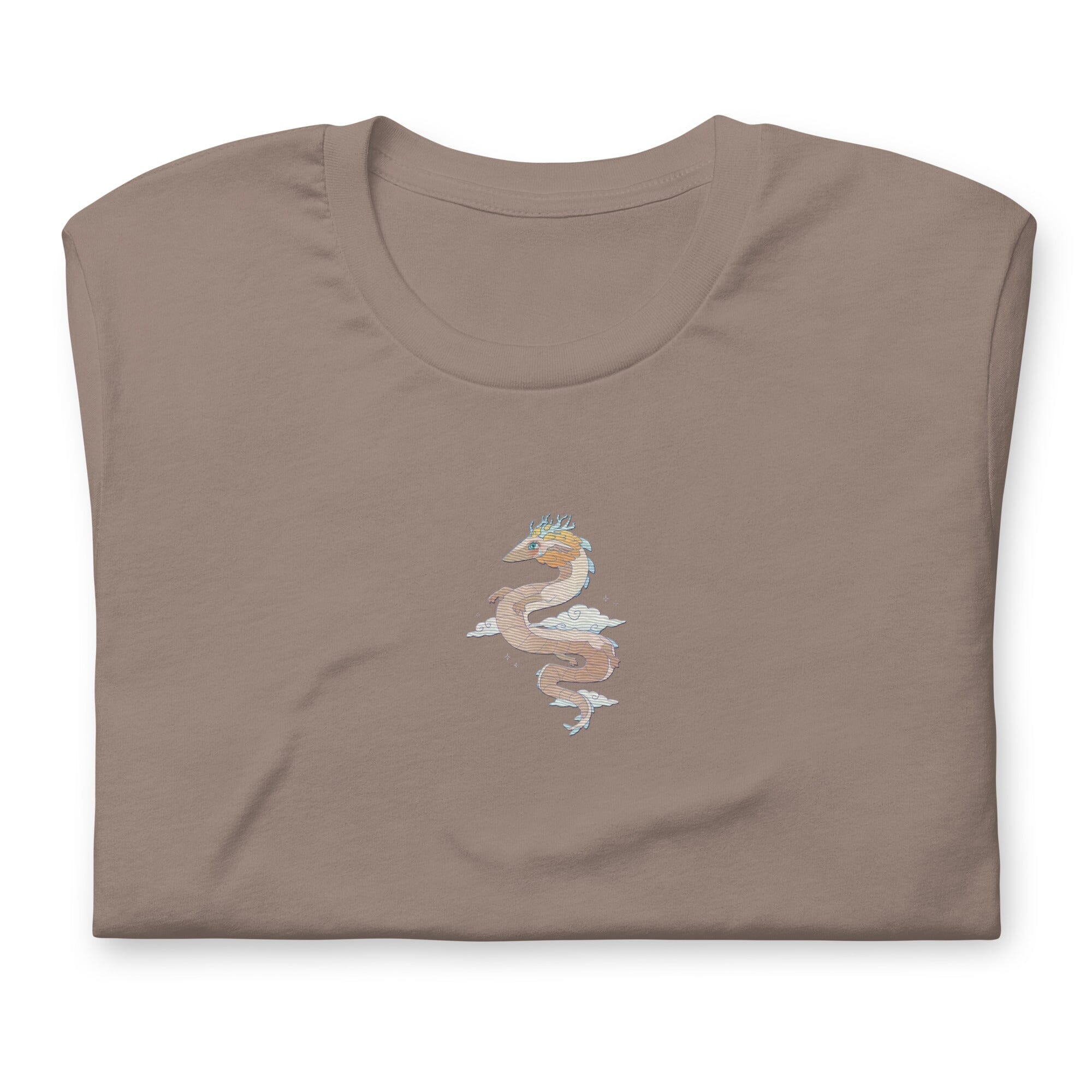 Light Dragon | Embroidered Unisex t-shirt | Zelda Titty Tea Threads & Thistles Inventory Pebble XS 
