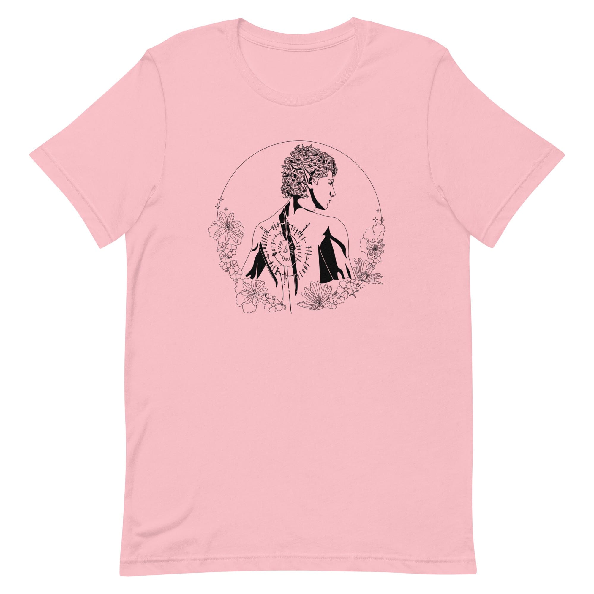 Astarion | Unisex t-shirt | Baldur's Gate Threads & Thistles Inventory Pink S 