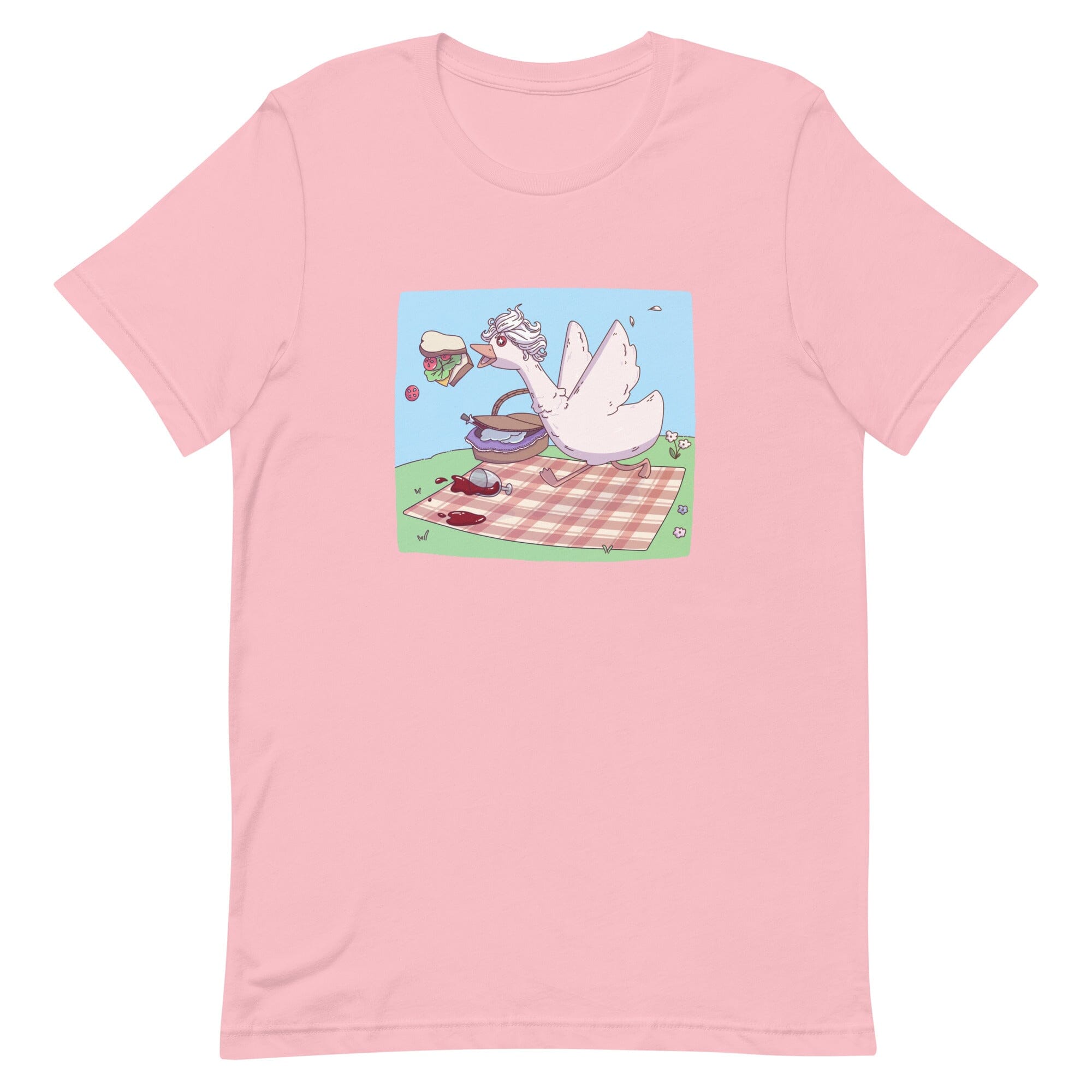 Goosestarion | Unisex t-shirt | Baldur's Gate Threads & Thistles Inventory Pink S 